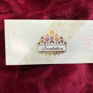 Simple Wedding Invitation Card at ₹9 – Budget Friendly 037