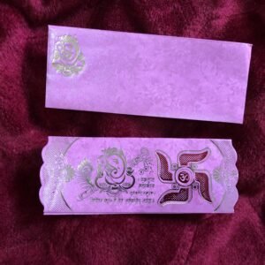 Simple 5 Fold Hindu Wedding Card ₹9 | Budget Wedding 045