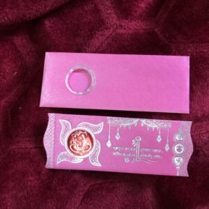 Simple 5 Fold Ganesh Wedding Card ₹9 | Hindu Invite 046
