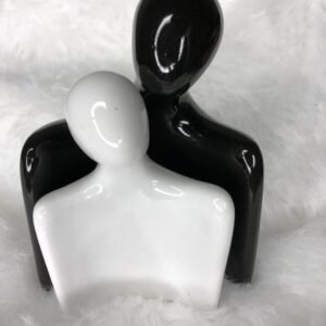 Modern Couple Sculpture Hugging Couple Statue (Romantic Bookshelf Decoration for Home and Office Decor