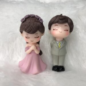 Surprising Couple Love Miniature (I Love You Proposal Gift for Girlfriend Valentine Decoration Piece 1 Set)