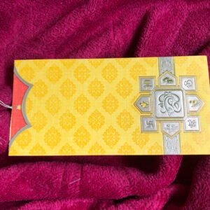 Elegant Thread-Tied Wedding Invitation - 151