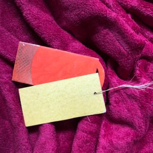 Pouch Style Golden & Red Wedding Invitation - 141