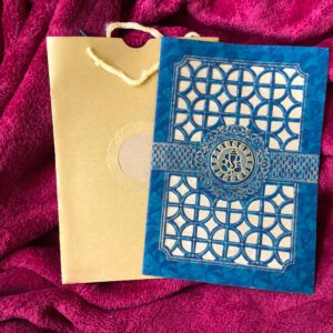 Luxury Bag-style Laser Cut Wedding Invitation - 154