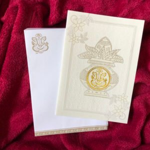 Simple and Stylish Indian Wedding Card - 146