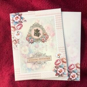 Elegant Floral Wedding Invitation Card  - 267